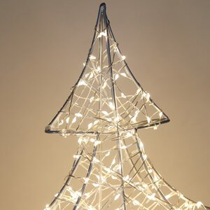 Светодиодная фигура Елка Аноретта 40 см, 500 теплых белых микро LED ламп, IP44 Winter Deco фото 5