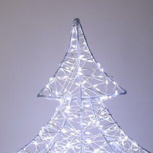 Светодиодная фигура Елка Аноретта 40 см, 500 холодных белых микро LED ламп, IP44 Winter Deco фото 5
