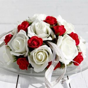 Искусственные розы для декора Lallita 10 см, 12 шт, алые Ideas4Seasons фото 9