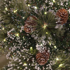 Украшение на потолок Снежинка Bristle 81 см, ЛЕСКА + ПВХ National Tree Company фото 2