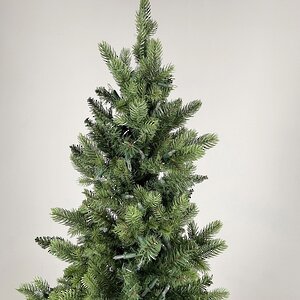Искусственная елка с гирляндой Норфолк 137 см в деревянном кашпо, 200 теплых белых ламп, ЛИТАЯ + ПВХ A Perfect Christmas фото 6