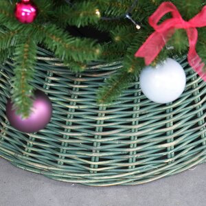 Плетеная корзина для елки Джамберто 65*26 см зеленая National Tree Company фото 1