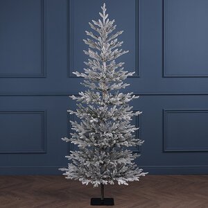 Искусственная елка с гирляндой Jersey заснеженная 180 см, 200 теплых белых LED ламп, ЛИТАЯ 100% A Perfect Christmas фото 8