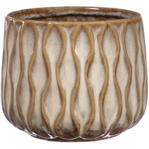 Керамическое кашпо Нуэва 15 см белое Ideas4Seasons фото 2