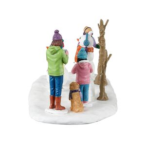 Композиция Детвора лепит снеговиков 17*8 см Lemax фото 4