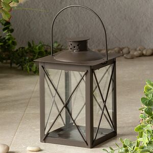 Декоративный подсвечник-фонарь Стюарт 20 см коричневый Boltze фото 4