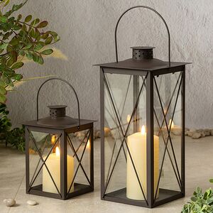 Декоративный подсвечник-фонарь Стюарт 20 см коричневый Boltze фото 3