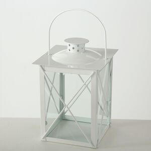 Декоративный подсвечник-фонарь Стюарт 20 см белый Boltze фото 7