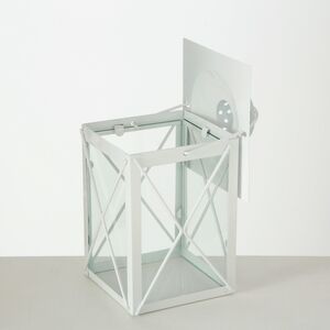 Декоративный подсвечник-фонарь Стюарт 20 см белый Boltze фото 6