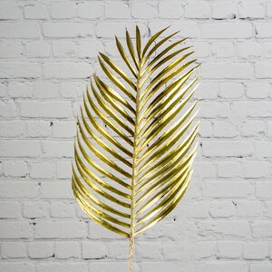 Декоративный лист Сереноа 80 см, золотой