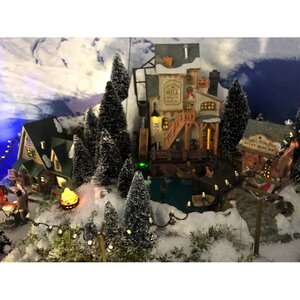 Композиция Мельница у водоема, 29*32*27 см, движение, подсветка Lemax фото 4