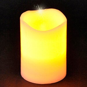 Светильник свеча восковая 10*7.5 см кремовая на батарейках Edelman фото 3