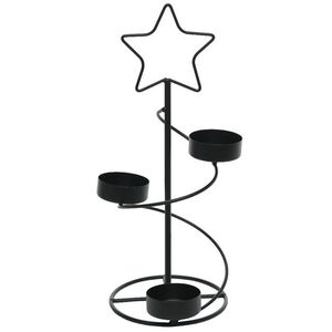 Новогодний подсвечник Елка Stabbu 30 см Kaemingk фото 3