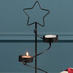 Новогодний подсвечник Елка Stabbu 30 см Kaemingk фото 2