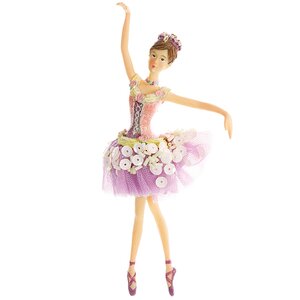 Елочное украшение Балерина Сильфида 17*8 см сиреневый, подвеска Holiday Classics фото 1