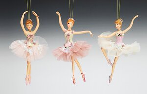 Елочное украшение "Балерина "Жизель", 8*17 см, подвеска Holiday Classics фото 1