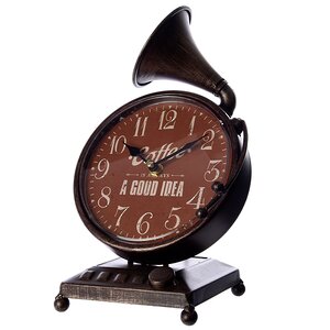 Настольные часы Граммофон  28*18 см, металл Kaemingk фото 1