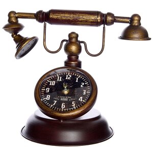 Настольные часы Ретро-Телефон 31*24 см, металл Kaemingk фото 1