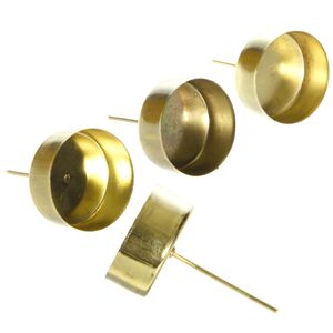 Подсвечник на ножке Богемик для чайной свечи 4 шт золотой Kaemingk (Кейминг) фото 3