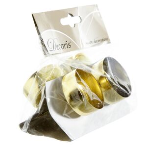 Подсвечник на ножке Богемик для чайной свечи 4 шт золотой Kaemingk (Кейминг) фото 4