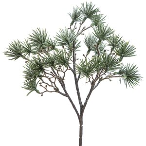 Хвойная ветка Virginia Pine заиндевелая 22 см, ЛИТАЯ 100% Hogewoning фото 1