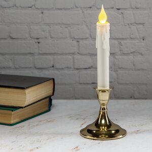 Подсвечник для одной свечи Castel del Monte 9 см, золотой Kaemingk фото 1