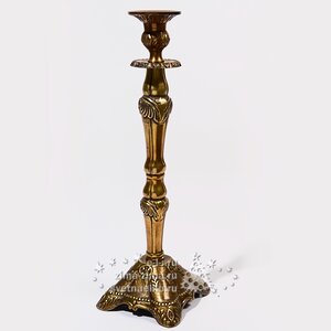 Подсвечник Императорский на 1 свечу, 41 см, золото Kaemingk фото 1