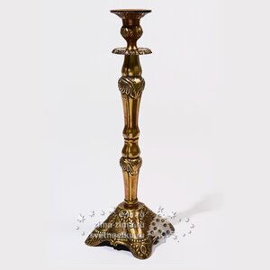 Подсвечник Императорский на 1 свечу, 31 см, золото Kaemingk фото 1