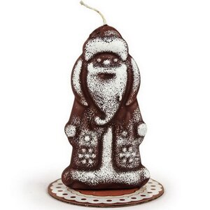 Ароматическая свеча Дед Мороз - Choco Collection 13 см Омский Свечной фото 2