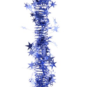 Мишура "Космическая спираль", 7.5 м*30(50) мм, королевский синий Kaemingk фото 1