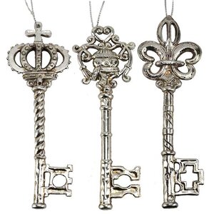 Елочная игрушка Ключ от ворот замка Мон-Сен-Мишель 15 см, подвеска Hogewoning фото 2