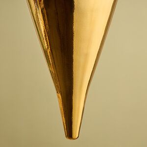 Елочная игрушка Сосулька Campello 40 см золотая Winter Deco фото 4