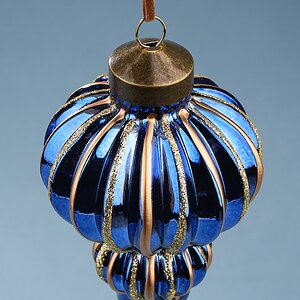 Елочные игрушки Basildon 10 см, 3 шт, стекло Winter Deco фото 4