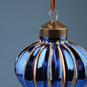 Елочные игрушки Basildon 10 см, 3 шт, стекло Winter Deco фото 6