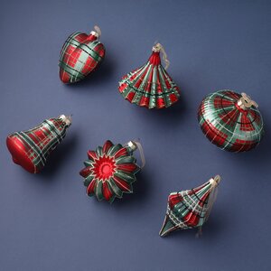 Елочные игрушки Bunbury - Новогодние Вихри 10 см, 6 шт, стекло Winter Deco фото 4