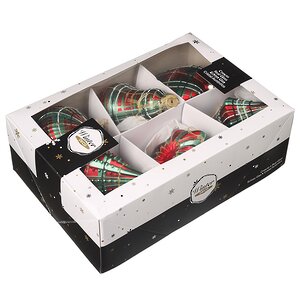 Елочные игрушки Bunbury - Новогодние Вихри 10 см, 6 шт, стекло Winter Deco фото 3