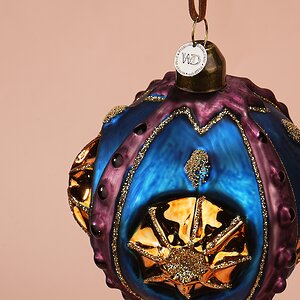 Елочные игрушки Nocera Umbra 20 см, 2 шт, стекло Winter Deco фото 2