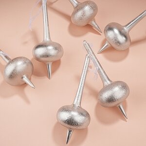 Елочные игрушки Fossato di Vico 19 см, 6 шт, стекло Winter Deco фото 6