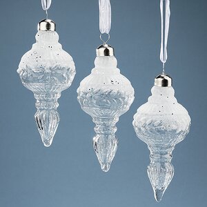 Елочные игрушки Cesano Boscone 13 см, 3 шт, стекло Winter Deco фото 7