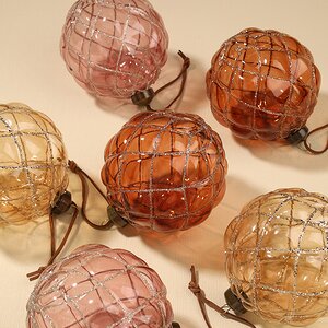 Елочные шары Torre Canne 10 см, 6 шт, стекло Winter Deco фото 4