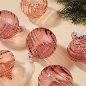 Елочные шары Fiume-Veneto 8 см, 12 шт, стекло Winter Deco фото 4