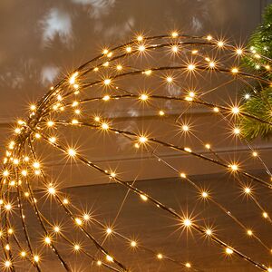 Светодиодный шар Cielo Stellato 50 см, 320 теплых белых LED ламп, таймер, IP44 Winter Deco фото 4