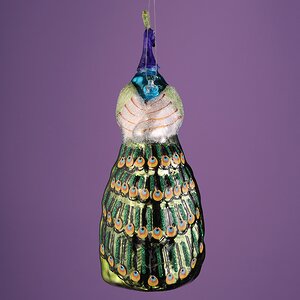 Елочная игрушка Павлин Гэндальф 14 см, стекло, подарочная коробка Winter Deco фото 5