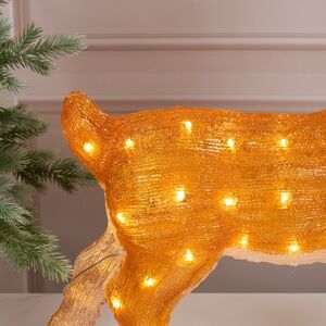 Светодиодный олень Норман 63 см, 80 теплых белых LED ламп, акрил, IP44 Winter Deco фото 3