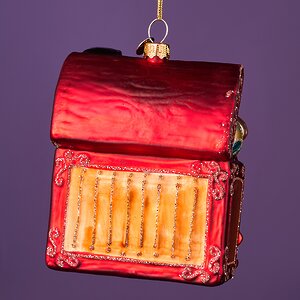 Елочная игрушка Сундук Бродячего Цирка 10 см, стекло, подарочная коробка Winter Deco фото 7