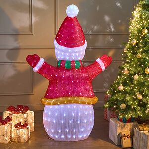 Светодиодная фигура Снеговик - Festa Allegra 145 см, 400 холодных белых LED ламп, акрил, IP44 Winter Deco фото 5