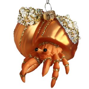 Елочная игрушка Краб Орси 12 см в подарочной коробке, стекло Winter Deco фото 7