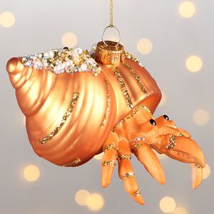 Елочная игрушка Краб Орси 12 см в подарочной коробке, стекло Winter Deco фото 2