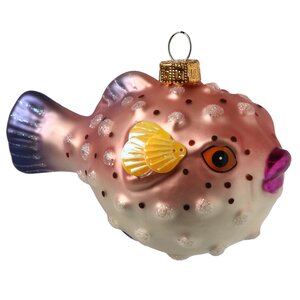 Стеклянная елочная игрушка Рыбка Розалинда 11 см, подвеска Winter Deco фото 2