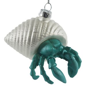 Елочная игрушка Краб - Emeraldo Wandere 10 см стекло Winter Deco фото 6